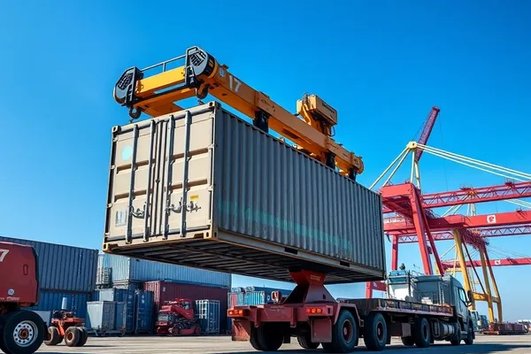 Port maritime transport conteneurs